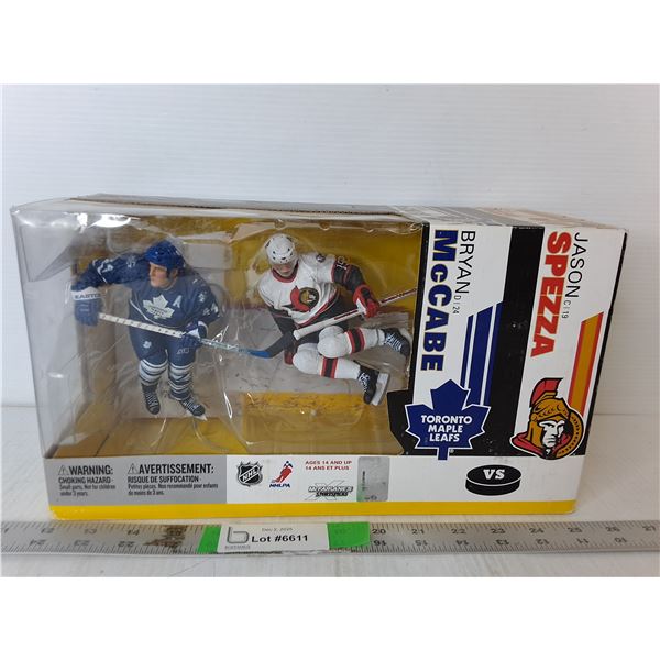 Bryan McCabe & Jason Spezza NHL Figurines, NIB