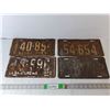 Image 1 : (4) Vintage Saskatchewan License Plates- 1932 to 1949