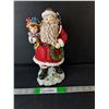Image 1 : Ceramic Santa with Presents Figurine 12"