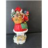 Image 2 : Ceramic Santa with Presents Figurine 12"