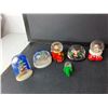 Image 3 : Christmas Lot- Santa Salt & Pepper Shakers, Snowglobes, Misc. As Is