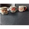 Image 3 : (5) Ceramic Santa Mugs, Sugarbowl & Metal Mugtree
