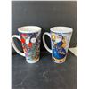 Image 2 : (4) Christmas Mugs Up to 6" & Sugarbowl