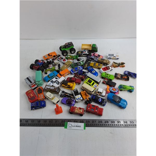 Large Quantity of Assorted Mostly Die-Cast Toy Vehicles