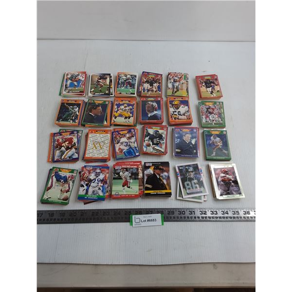 Large Quantity of Assorted NFL Collector Cards - Authenticity Not Guaranteed