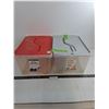 Image 1 : (2) Plastic Storage Bins - Lids Partially Taped On - 18x123x8" Each