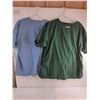 Image 4 : * (2) Pairs of 2-Piece XL Scrubs (Sky Blue & Dark Green)