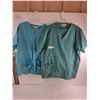 Image 1 : * (2) Pairs of 2-Piece XL Scrubs (Teal & Jade)