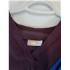 Image 2 : * (2) Pairs of 2-Piece XL Scrubs (Burgundy - Some Stains & Royal Blue)