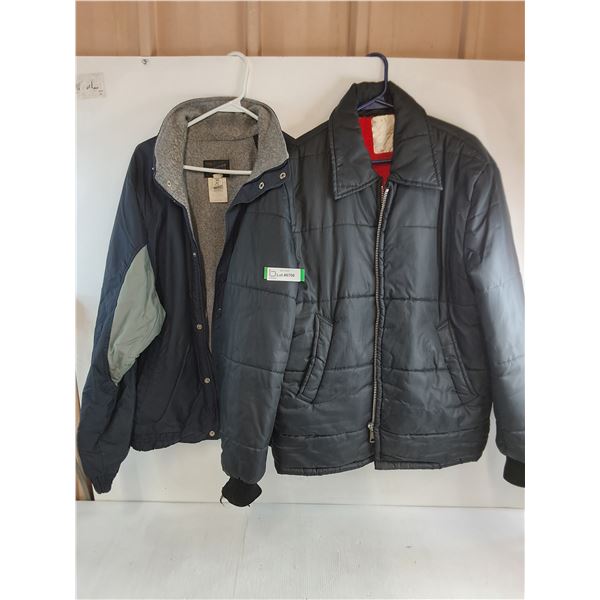 * (2) Zip-Up Insulated Jackets (Red-Liner XL & Magnum Medium)