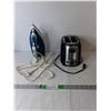 Image 1 : Black & Decker Toaster & T-fal Iron- Both Power On