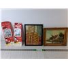 Image 1 : Disney Wall Decals & (2) Framed Paintings Up to 11.25" x 9"