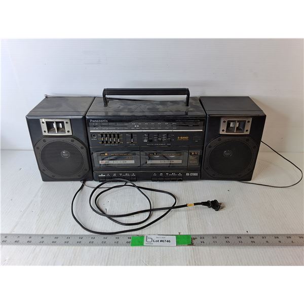 Panasonic Tape Player/Radio- Powers On, Pickup Preferred