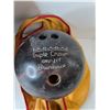 Image 2 : Triple Crown Bowling Ball & Leather Style Bag, Cannot Ship
