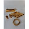 Image 2 : Wooden  Cuban Decor- Miniature Goblets, Tray, Coaster, Misc.