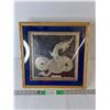 Image 1 : Framed Metal Dragon Art 15.75"