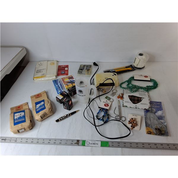 Alarm Clock- Powers On, Jewelry, SD Cards, Misc.