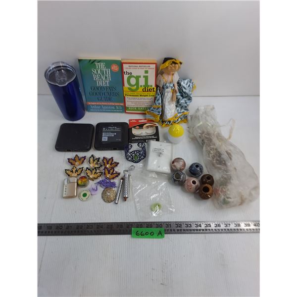 Diet Books, Xfinity Streaming Devices, Hair Clips, Scandinavian Doll, Travel Mug, Misc.