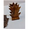 Image 3 : Viking Themed Thermometer & Figurine, Pineapple Wooden Napkin Holder