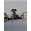 Image 3 : Scorpian Metal Decor & (2) Resin Insects: Murder Hornet & Giant Ant