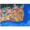Image 4 : FOLK ART by Ron Smallwood titled "RIVER JAM""