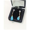 Image 3 : TURQUOISE BRACELET & TEARDROP EARRINGS