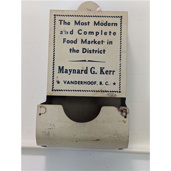 ANTIQUE MATCHBOX HOLDER