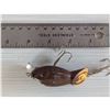 Image 2 : VINTAGE Rebel Wee-Crawfish fishing lure, specifically a brown crawdad pattern.