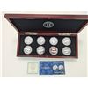 Image 1 : BRADFORD EXCHANGE WWII WARBIRDS SILVER DOLLAR COLLECTION