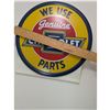 Image 2 : WE USE GENUINE CHEVY PARTS 12" SIGN