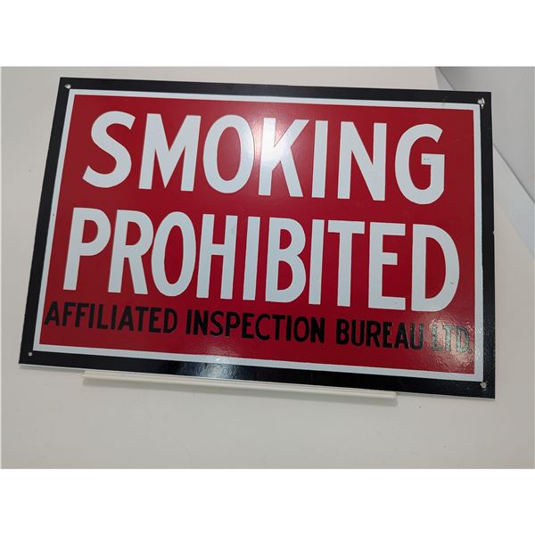 SMOKING PROHIBITED 15" X 10" SIGN