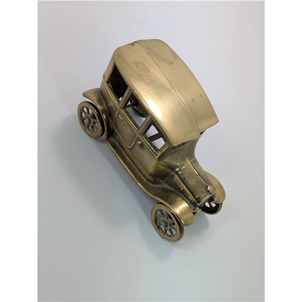 ANTIQUE BRASS SEDAN CAR