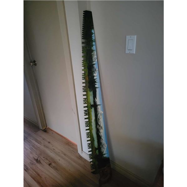 1992 VINTAGE ~ ANTIQUE CROSSCUT FOLK ART SAW