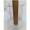 Image 3 : CRISTAL d'ARQUES VASE, BEER PITCHER, SMALL WATER PITCHER