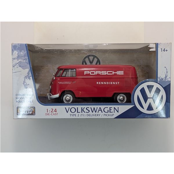 VOLKSWAGON 1:24 SCALE DELIVERY VAN Porsche