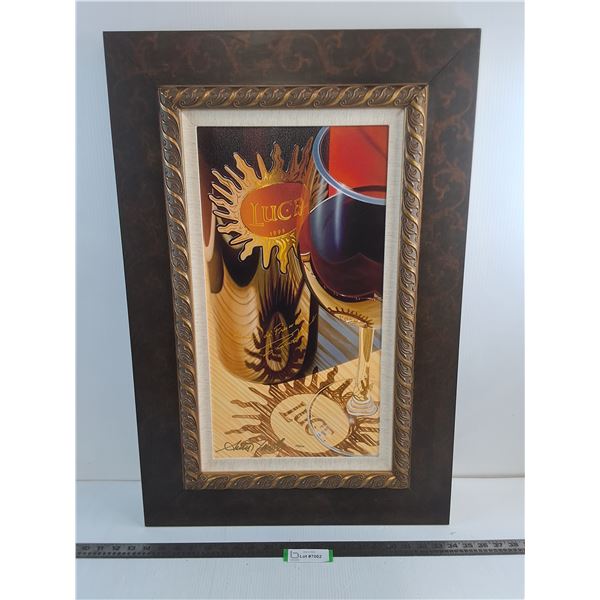 * Wood-Framed Print by Scott Jacobs Entitled "Sun of this Shine" - 21" x 31"