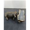 Image 3 : Pair of Resin "Highland Cows" Table Decor