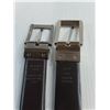 Image 6 : Pair of Kenneth Cole "Reaction" Size 8.5 Black Dress Shoes, (2) Leather Belts Waist Size 35" to 39"
