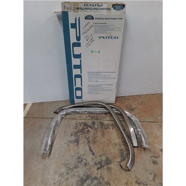 * Putco Chevy Silverado (2007 & Newer) Front & Rear Fender Trims (Front Used, Rear New) - PU Only