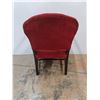 Image 3 : * Vintage Red Empire Style Arm Chair - Pickup Only