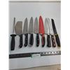Image 1 : (8) Chef's Knives/Bread Knives, Sharpener