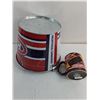 Image 2 : Steel Montreal Canadiens Garbage Can, 7 Pucks, Detroit Redwings Coffee Mug, NIB Hockey Skate Laces