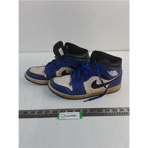 Pair of Size 10.5 Nike "Air Jordan" High-Top Basketball Shoes