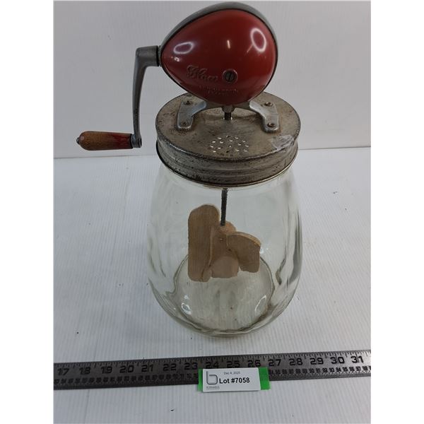 Vintage Blow Butter Churn