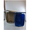 Image 2 : (2) Rubbermaid Roughneck Storage Bins w/Lids (20x16x16" & 20x16x8") - Pickup Only