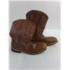 Image 2 : Leather-Looking Cowboy Boots - Size 43