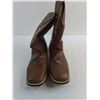 Image 4 : Leather-Looking Cowboy Boots - Size 43
