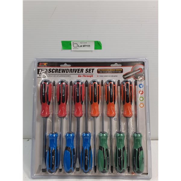 PT Screwdriver Set 12 Pcs - NIB