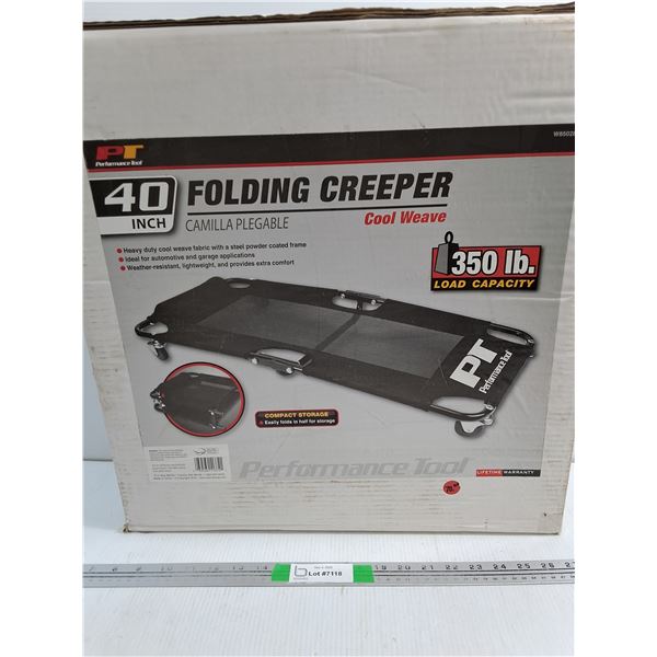 PT 40 Inch Folding Creeper - Appears NIB