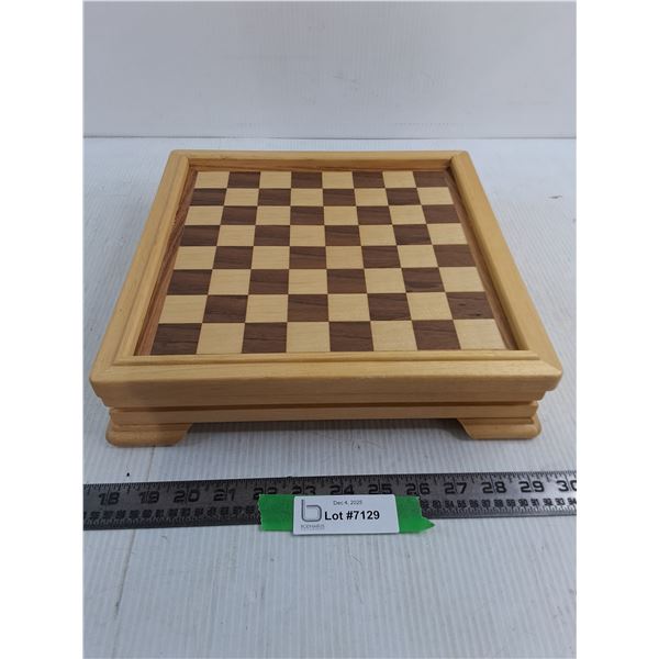 Wooden Multi-Game Board w/Pieces